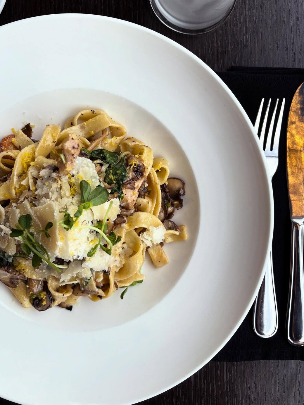 Black Garlic Fettuccine