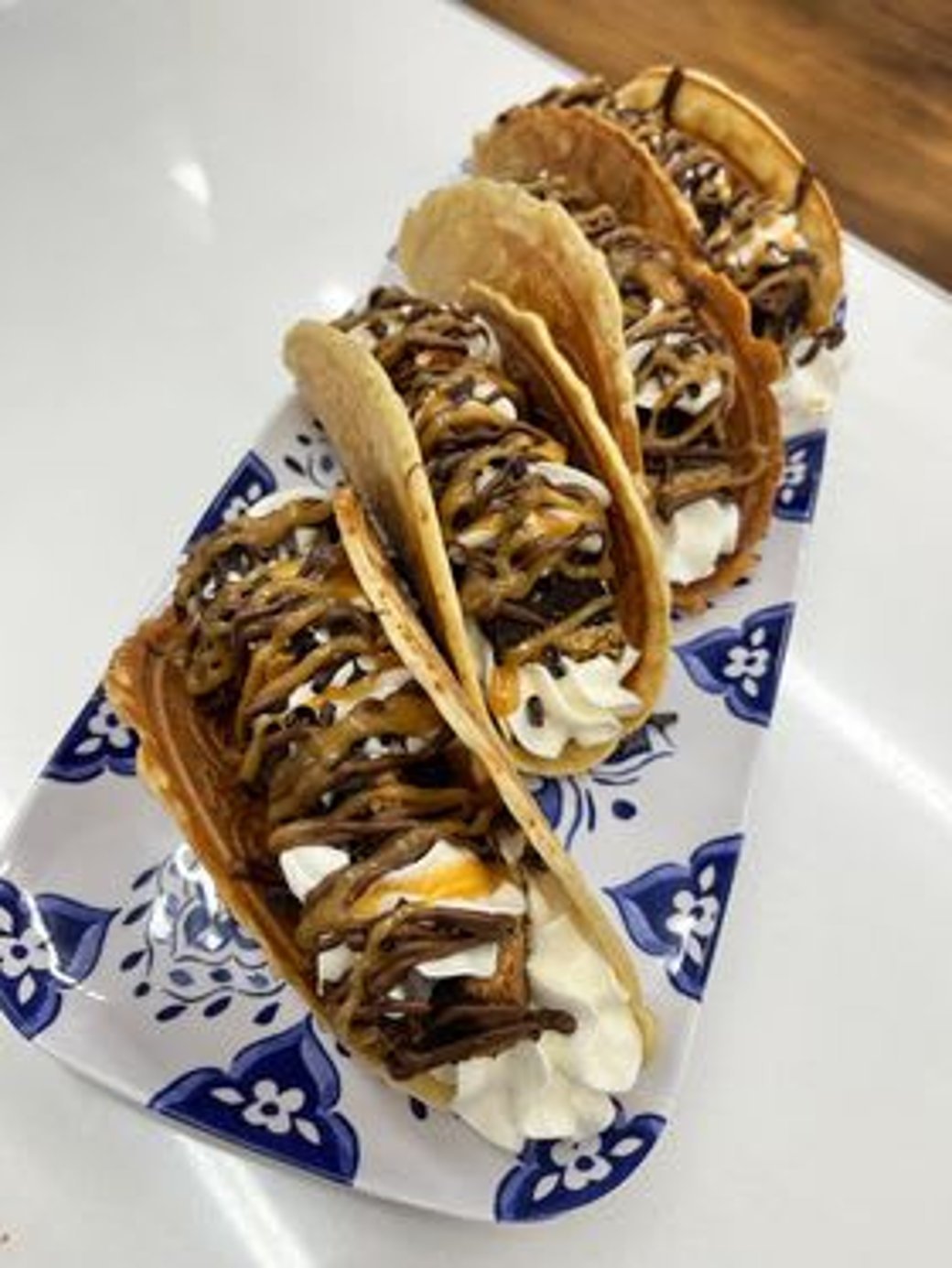 Dessert tacos 