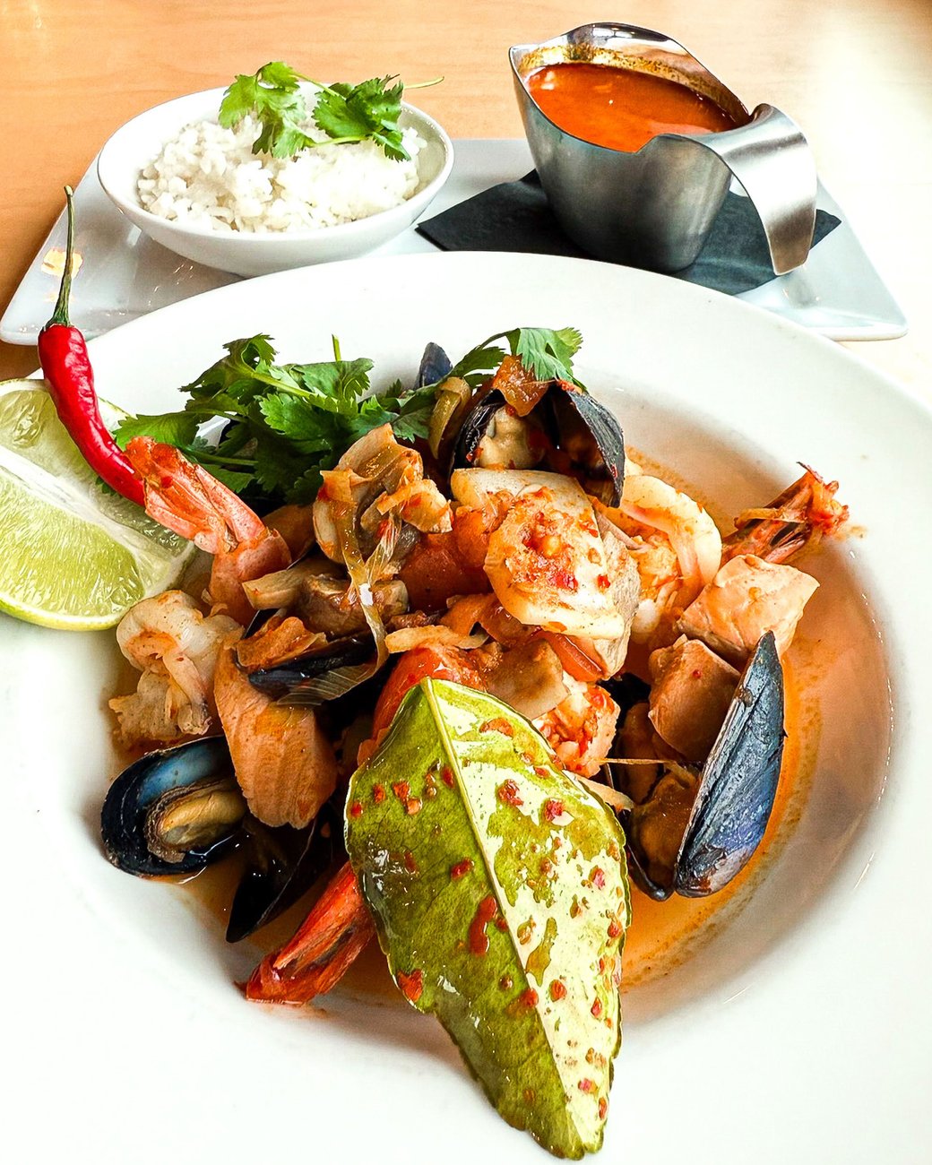 Tom Yum Seafood Bowl