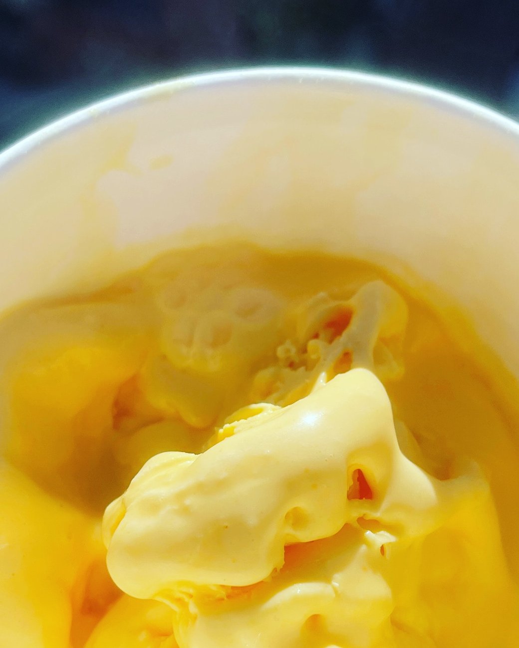 Cheesy Mac Blue Box Ice Cream