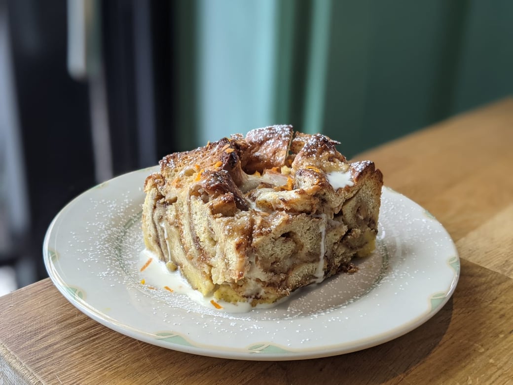 Cinnamon Bun Bread Pudding