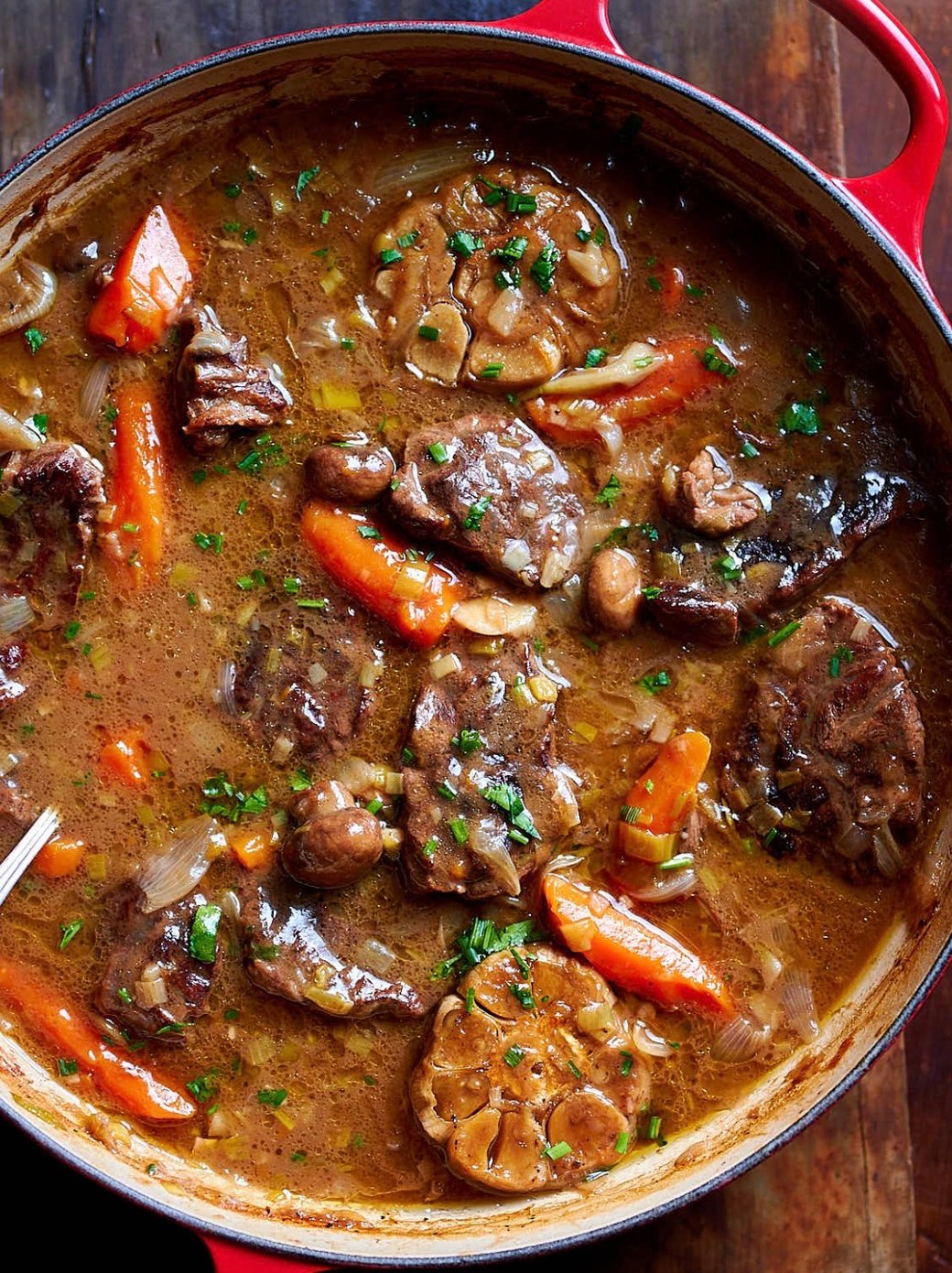 Classic Braised Brisket Pot Roast & Whipped Potatoes
