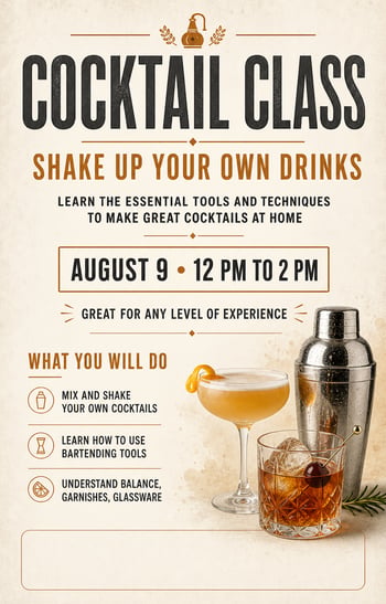 Cocktail Class- LEBANON