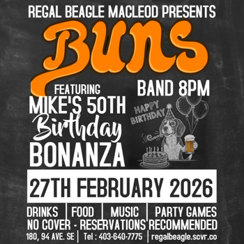 BUNS BAND BIRTHDAY BONANZA