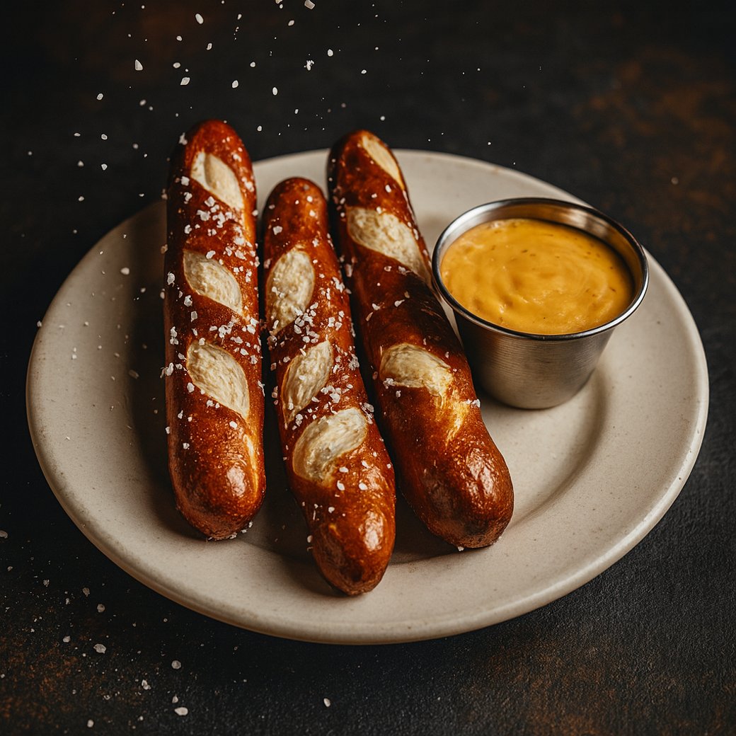 GUINNESS BEER CHEESE PRETZELS