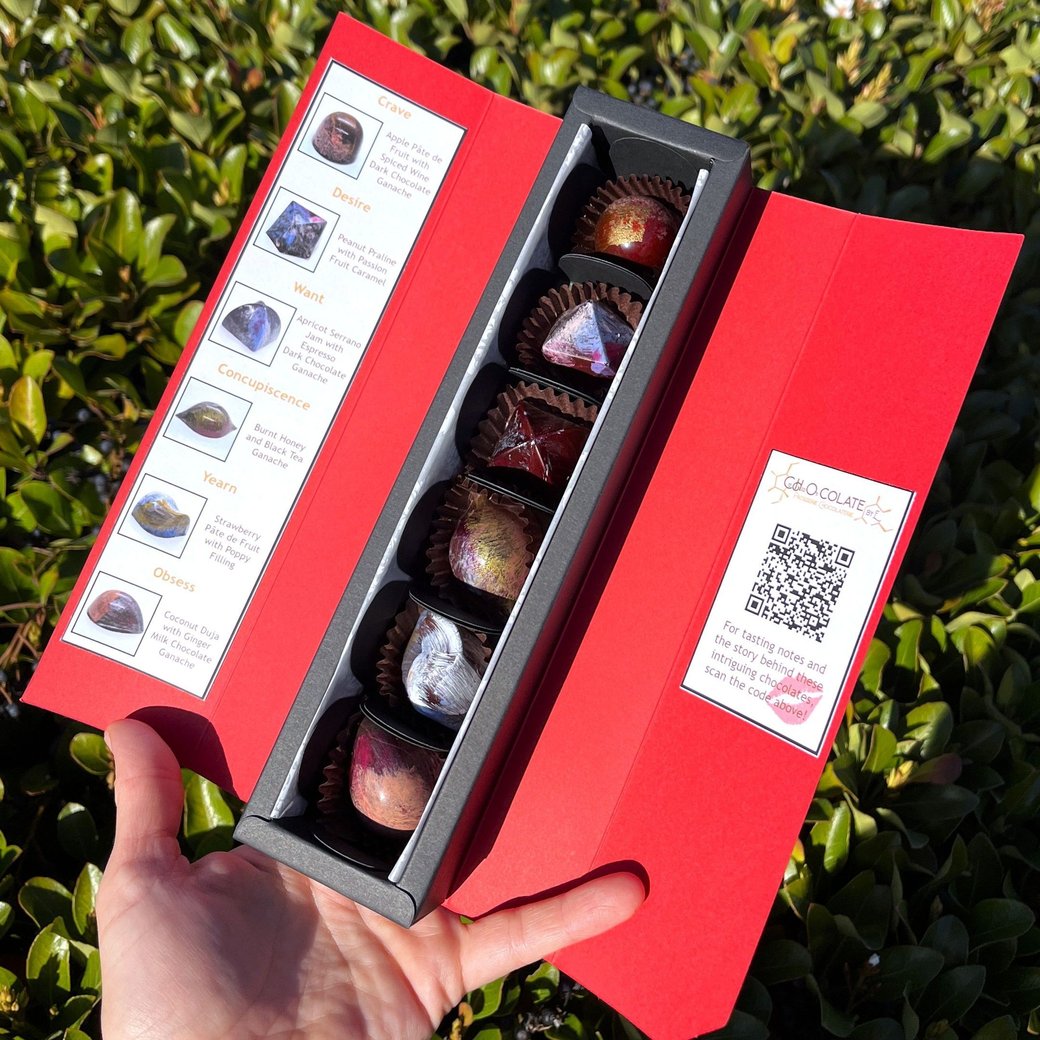 6 Piece Chocolate Box