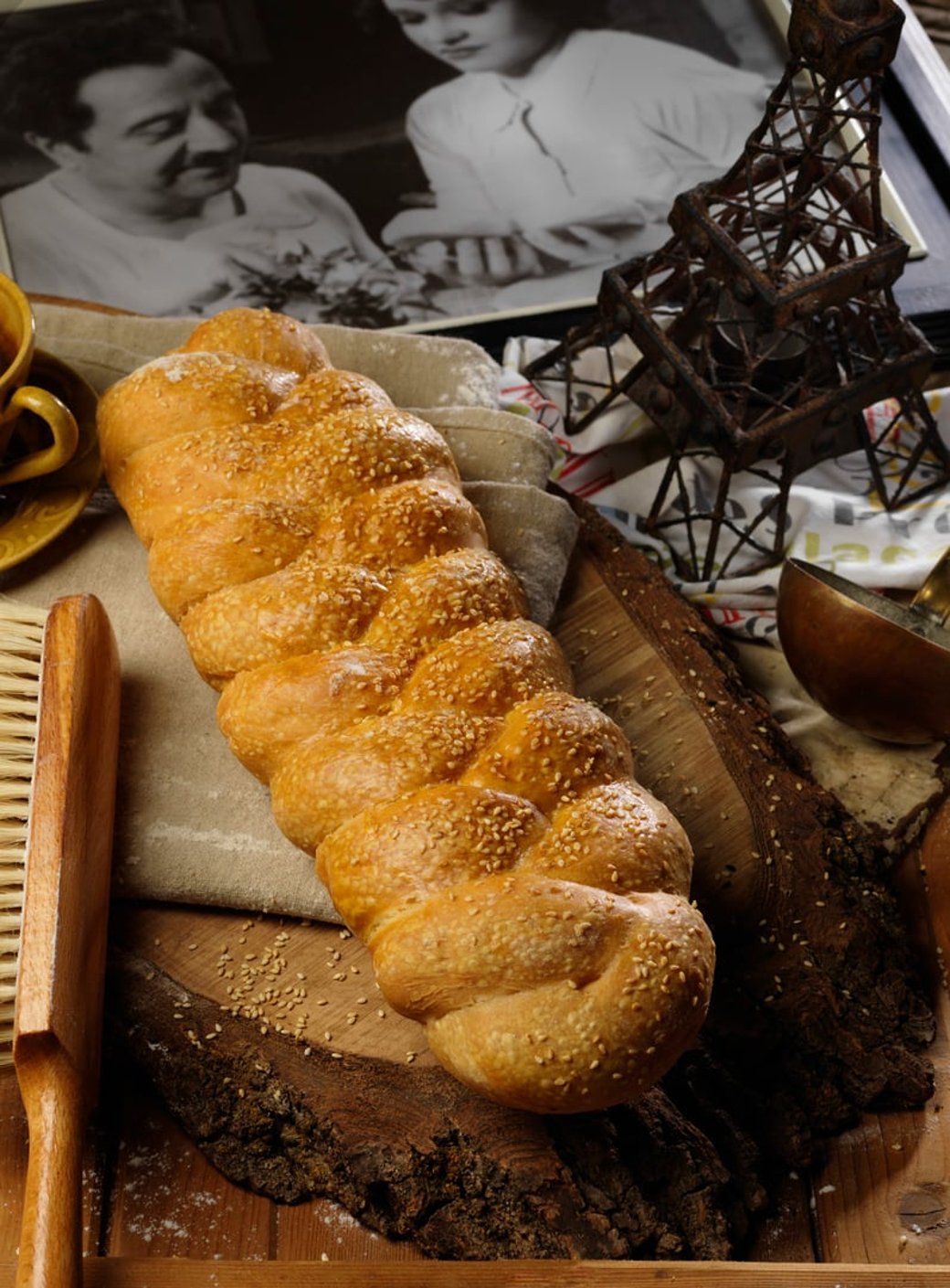 Thanksgiving Brioche Challah Loaf