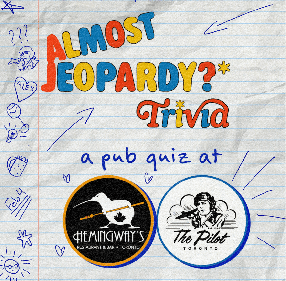 Almost Jeopardy?* Trivia Night