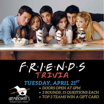 Friends Trivia (2nd Night)