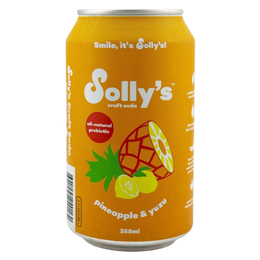 Solly's Craft Soda - Pineapple & Yuzu