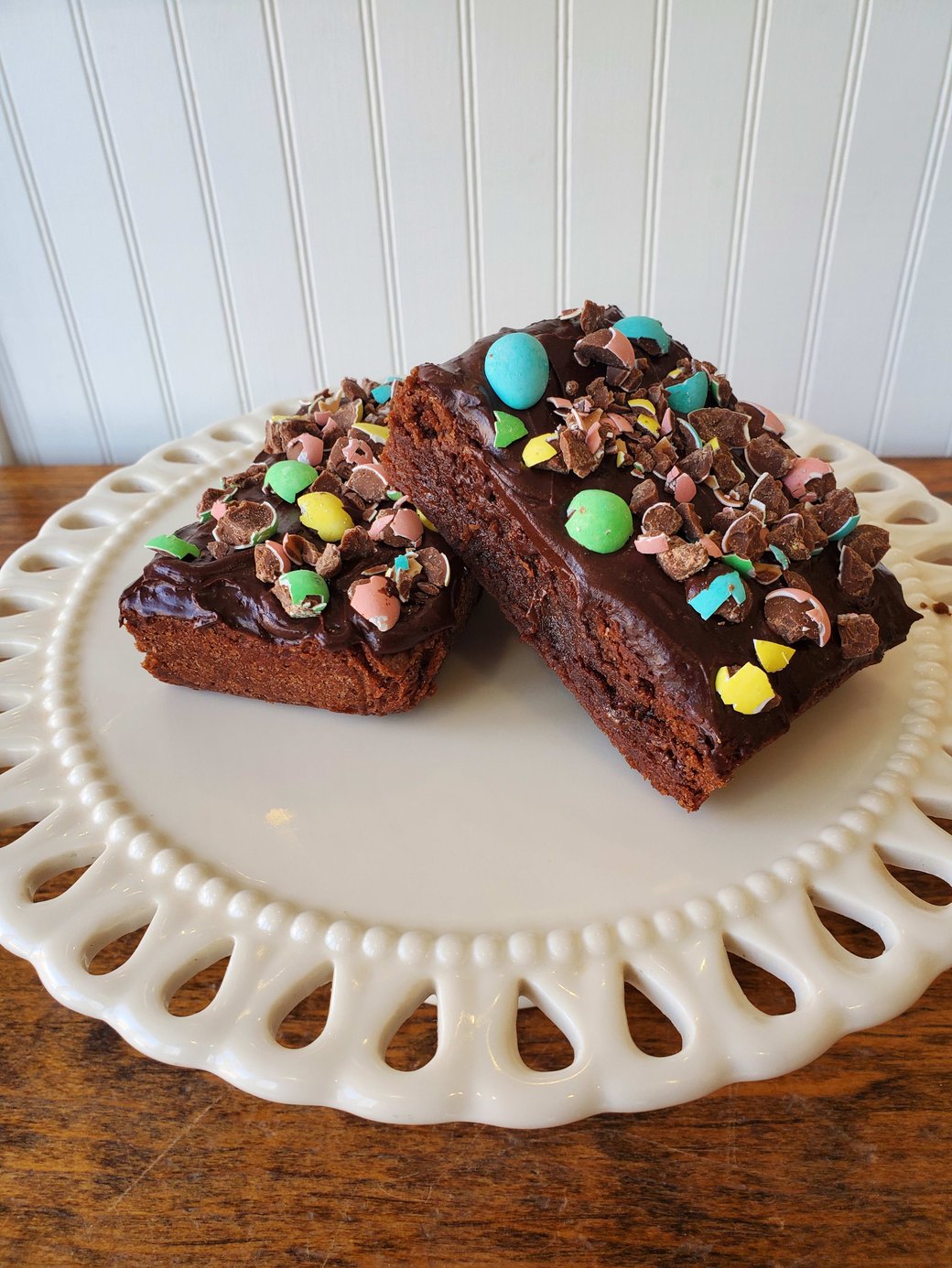 Mini egg brownies