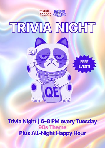 Trivia Night 6-8PM every Tuesday