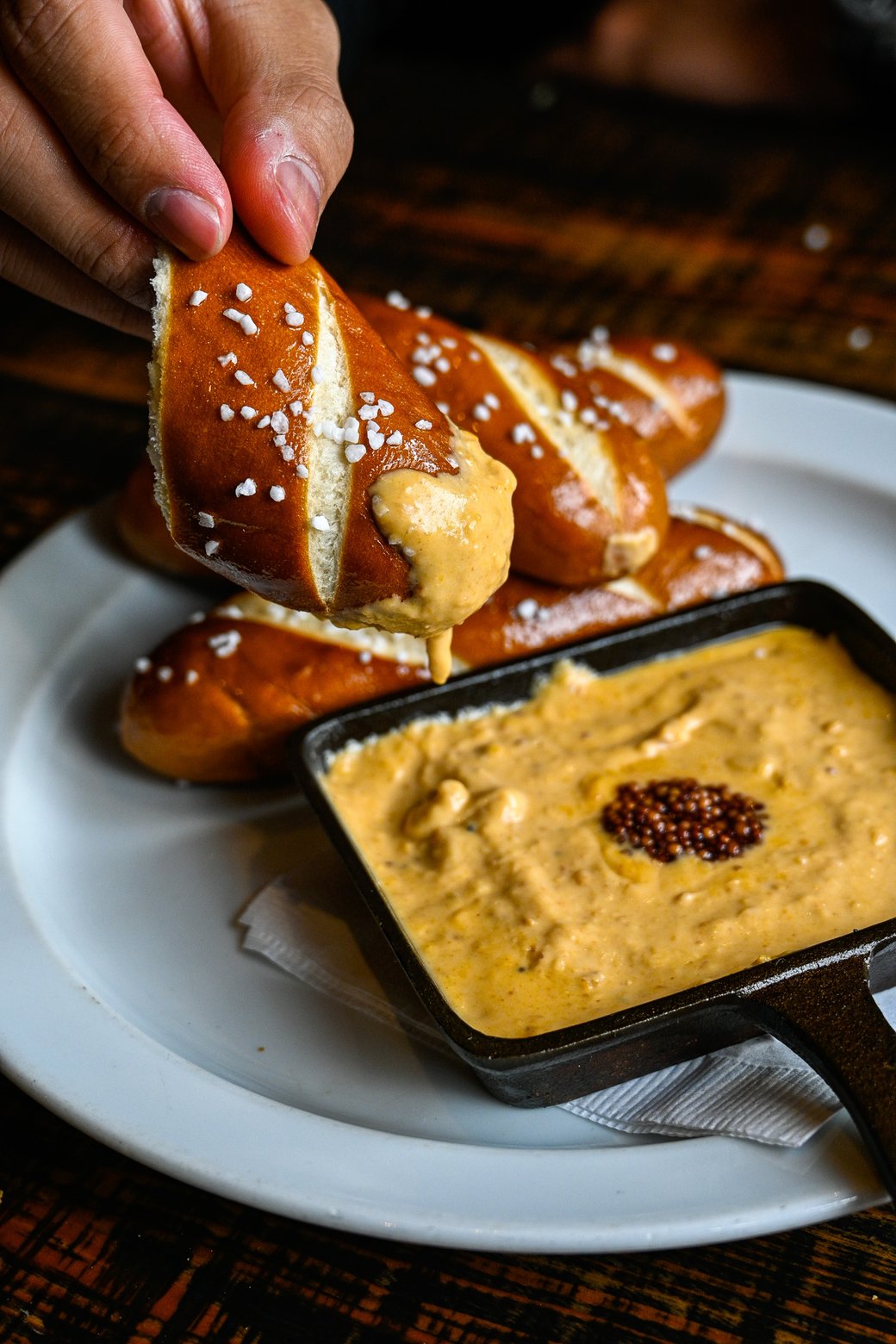 Warm Pretzels