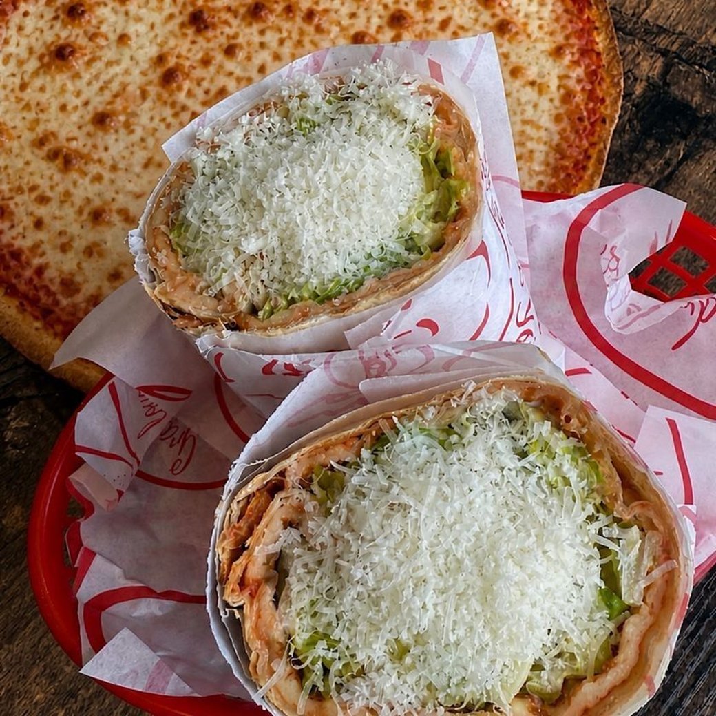 Pizza Caesar Wrap (Cheese)