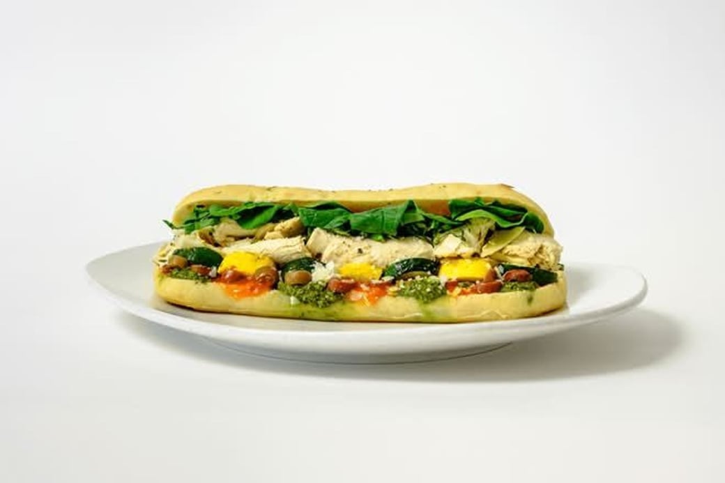 parmesan pesto chicken sando