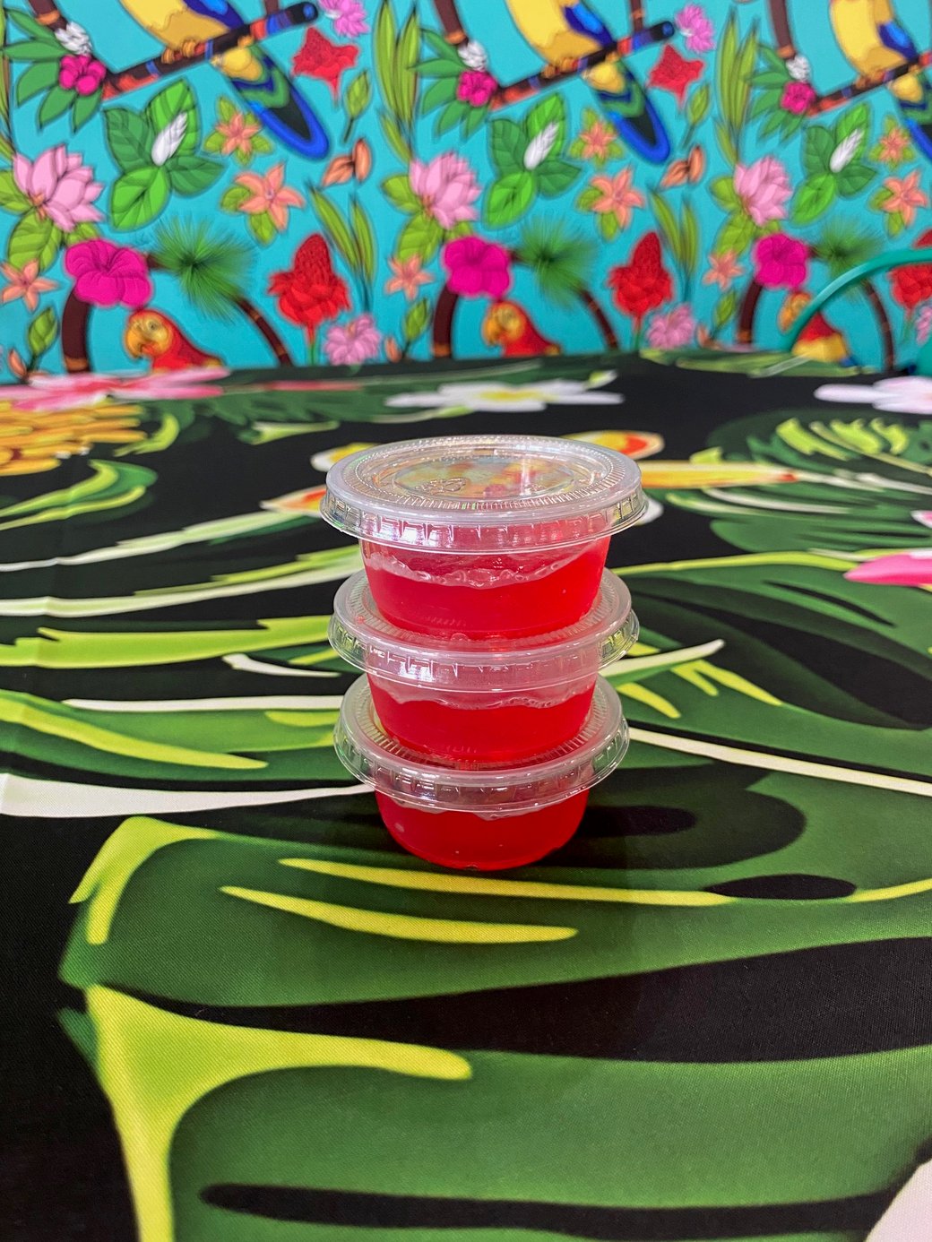 Jello Shots 3 For $5 - Fruit Punch Flavor