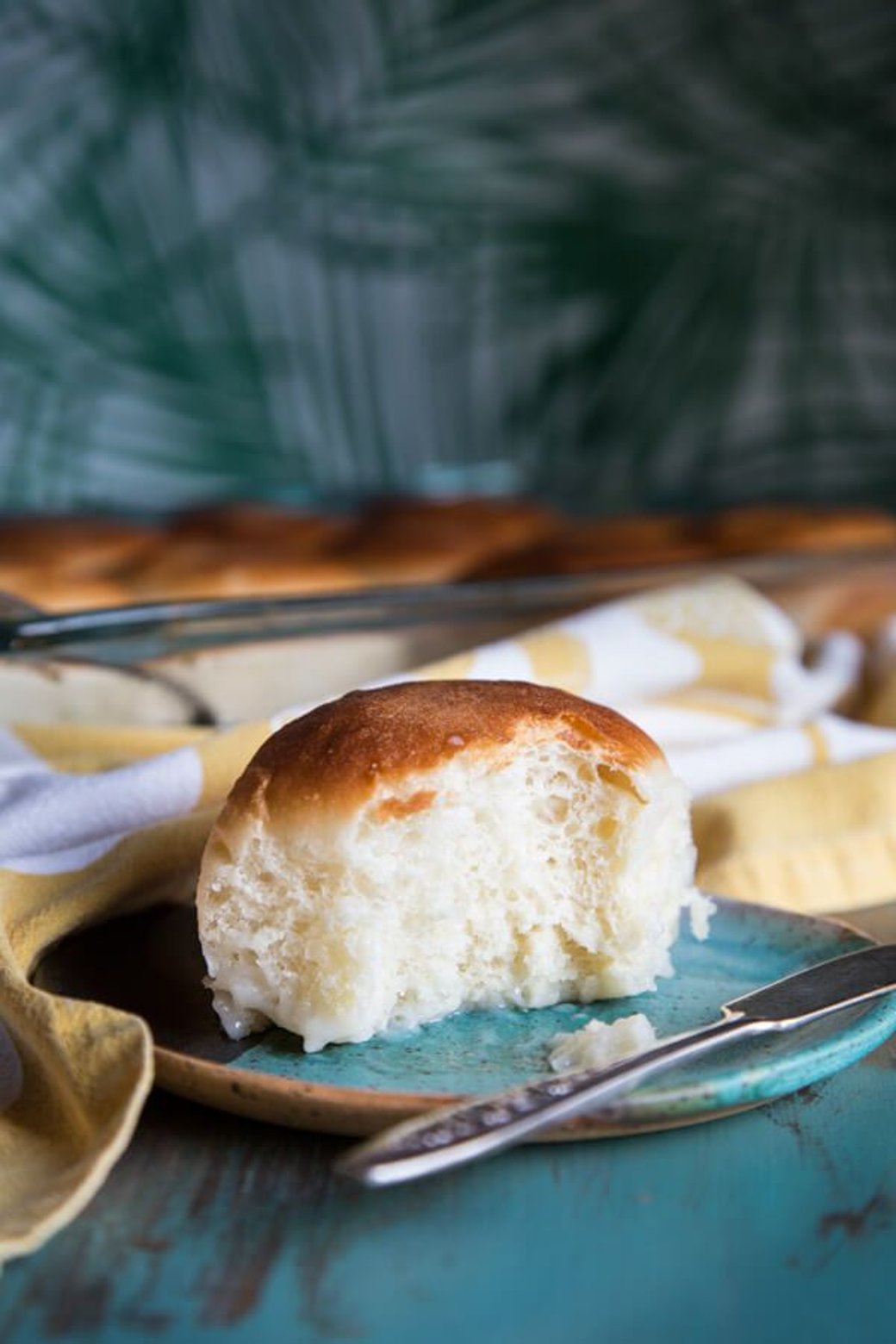 Coconut Milk Parker House Rolls