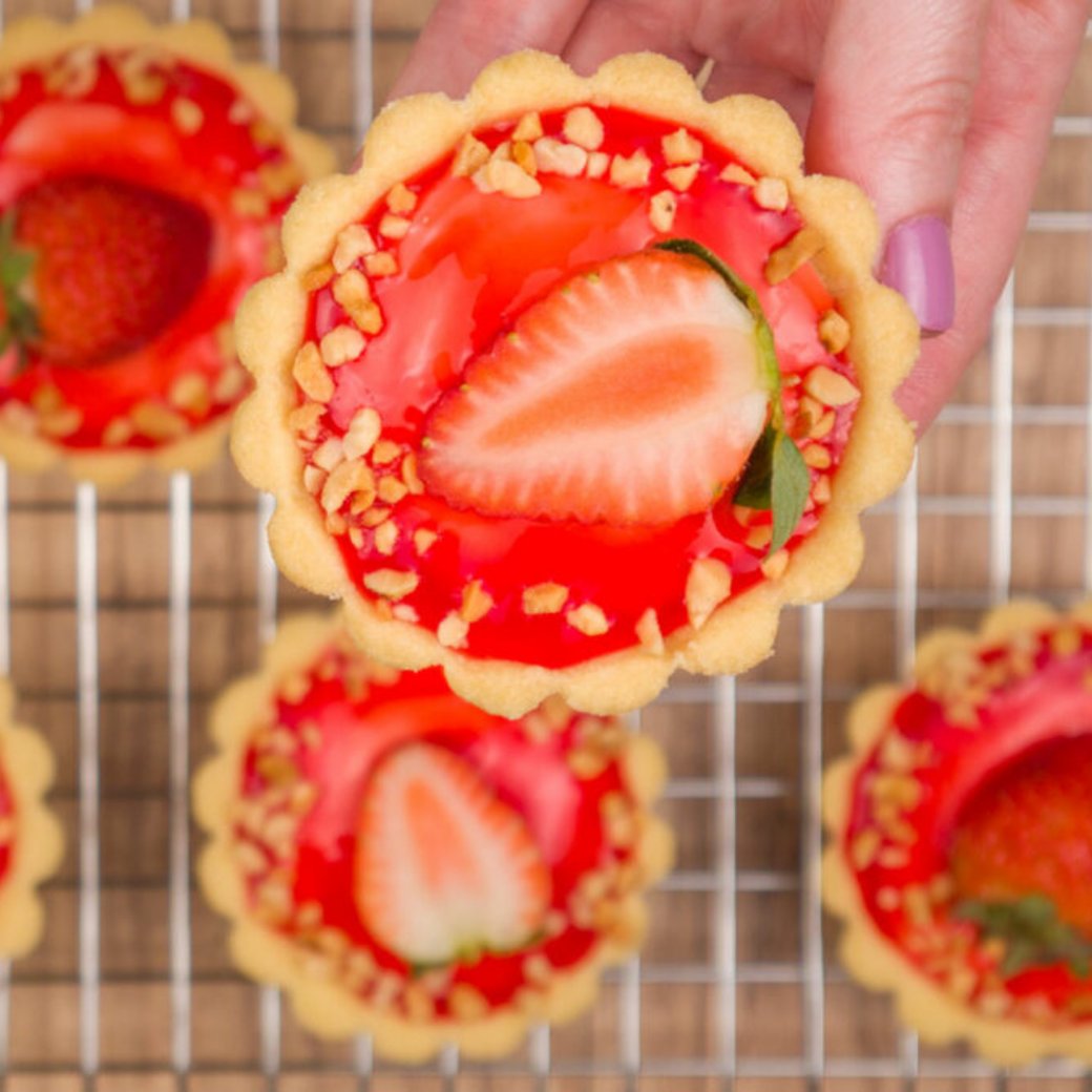 Cheese Flan with Red Sauce