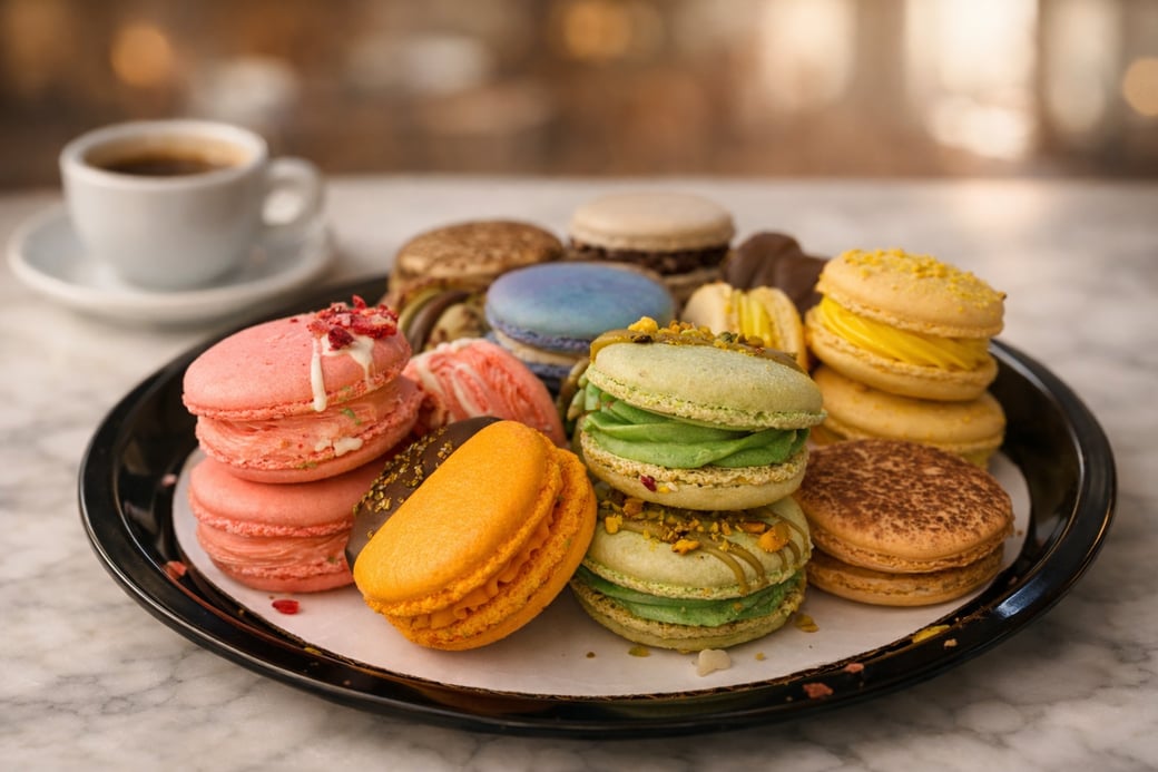 Assorted Macarons Tray 12 Count