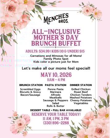 Celebrate Mother's Day at Menches in Green