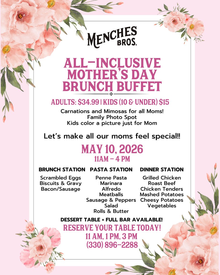 Mother's Day at Menches in Green
