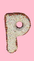 Giant Letter or Number Doughnut