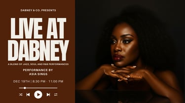 LIVE at Dabney with Asia Sings