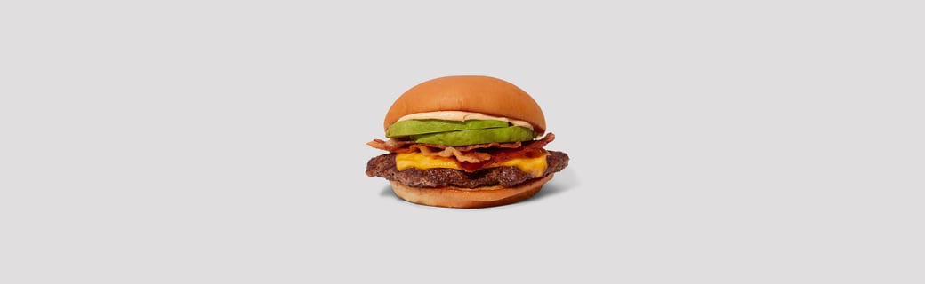 Single Avocado Bacon Burger