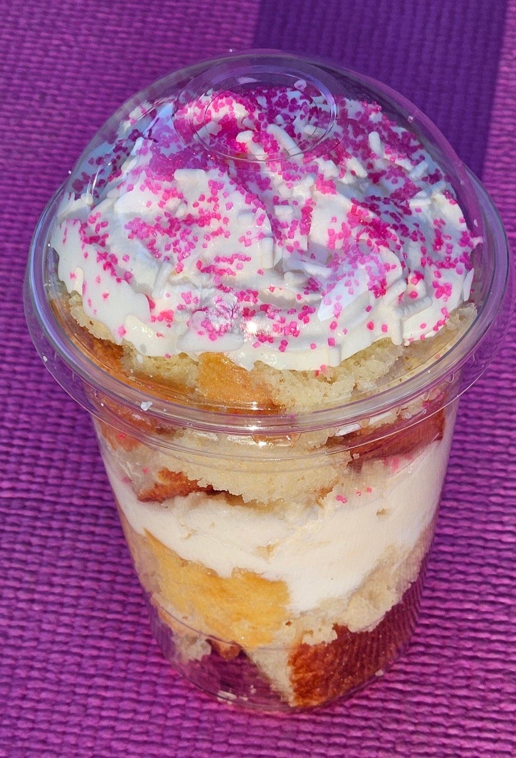 Dreamy Vanilla Cake in a Cup