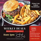 Elevate your lunch break at Prime Cuts Italian Steakhouse!
Join us Monday–Thursday for our sandwich specials:
Enjoy $2 off any sandwich or our signature house burger when you order it with a side of fries or a side salad.
Great flavors. Great deal. Only at Prime Cuts.
#primecutsitaliansteakhouse #ItalianFlavors #HomemadeGoodness #DineInStyle #TreatYourself #FoodieFavorites #summertrends #thebear #kitchentransformation #summerfood