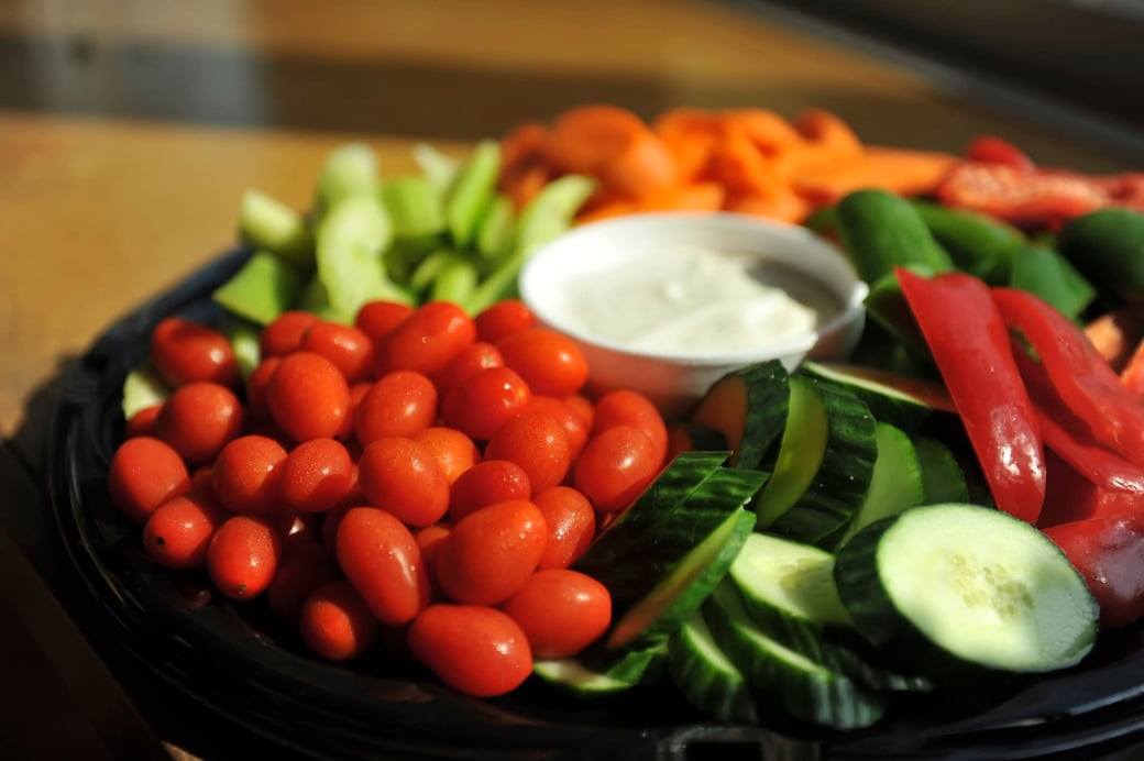 Vegetable & Dip Tray