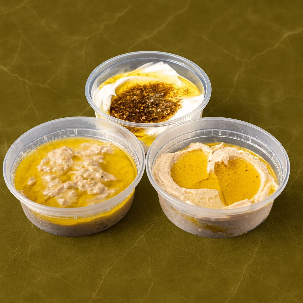 Dip Sampler + Fresh Pita Bread