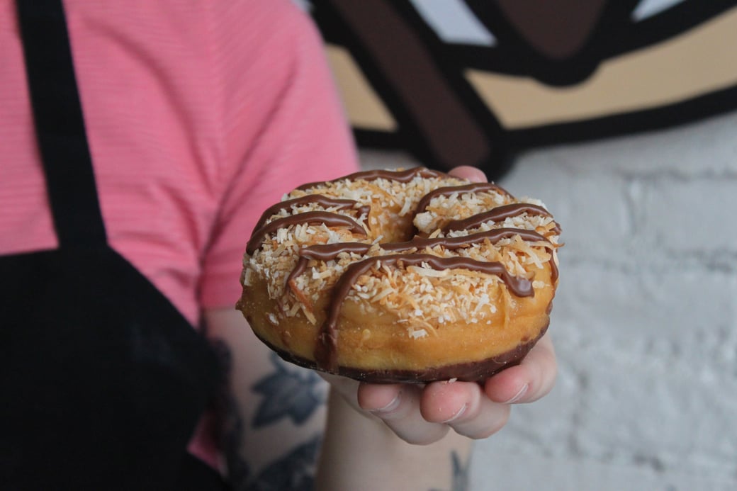 Samoa Cake Doughnut