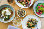 Tag a friend you'd share this spread with this weekend 😋

Featured dishes:

- MARINATED OLIVES
- WOOD FIRED OCTOPUS
- LITTLE GEM SALAD
- BURRATA
- ROASTED MUSHROOMS