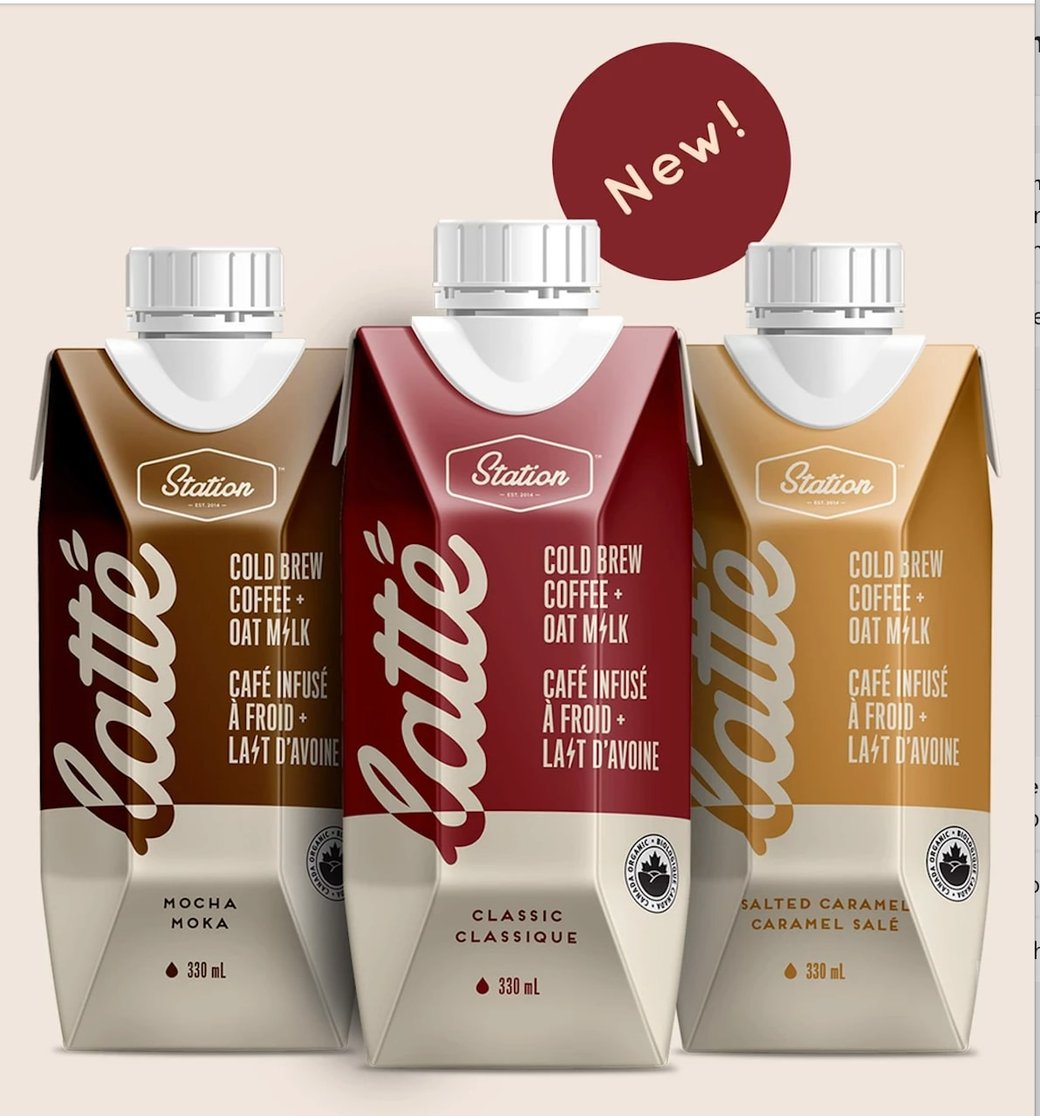 Station Oat Milk Latte - multiple flavours