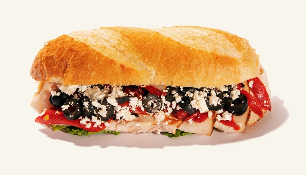 Mediterranean Feta Sandwich