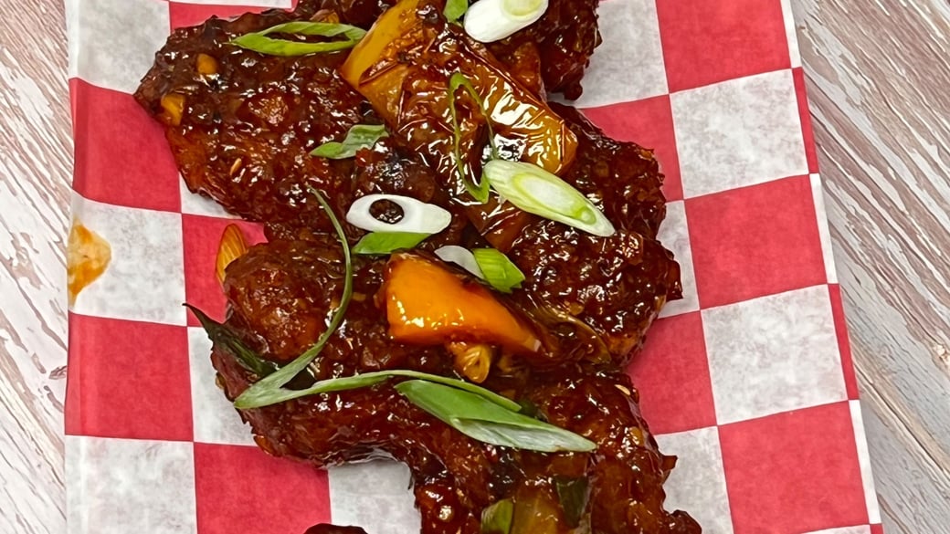 Honey chilli wings