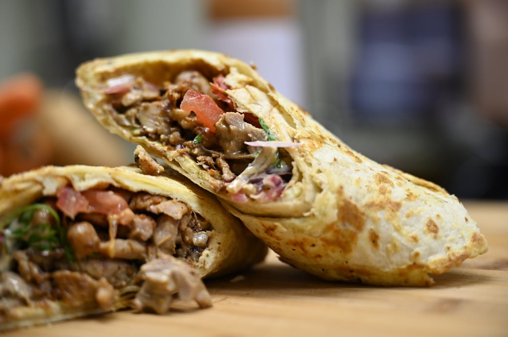 Tandoori Chicken + Egg Roll