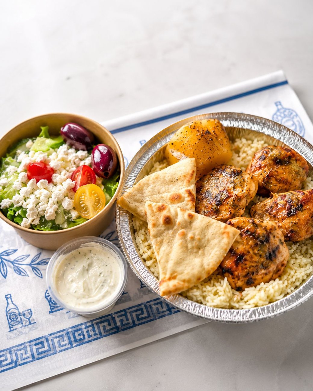 Chicken Souvlaki Lunch Special