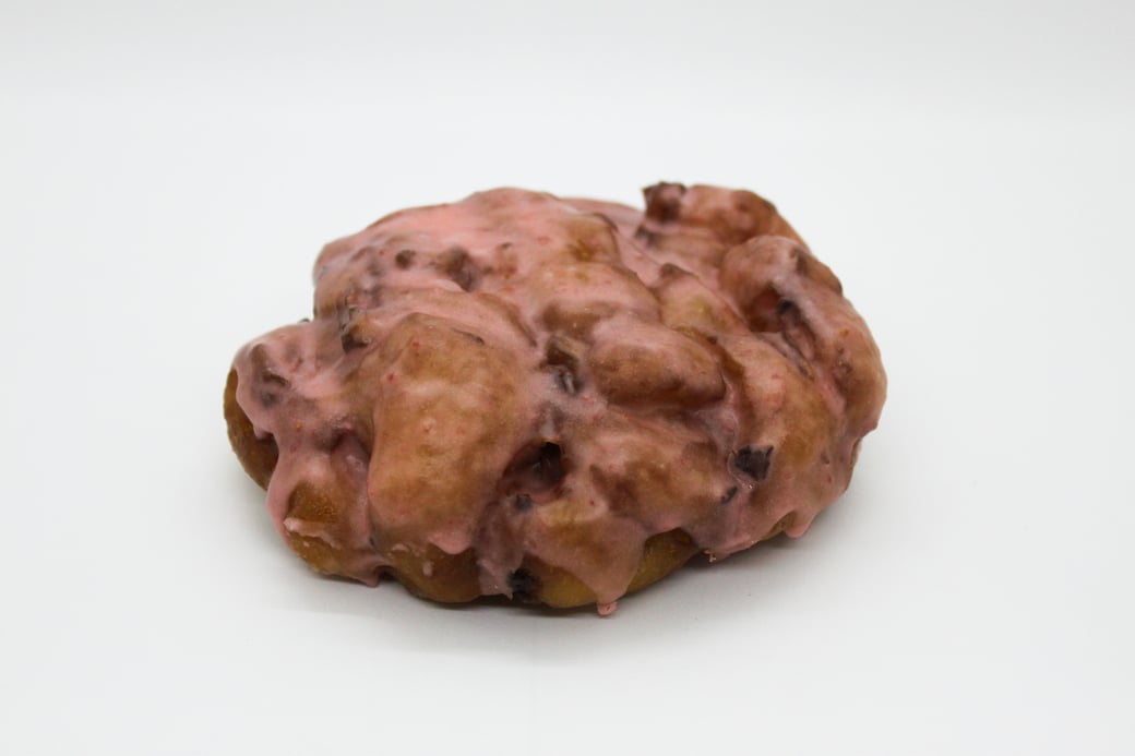 Strawberry Rhubarb Fritter