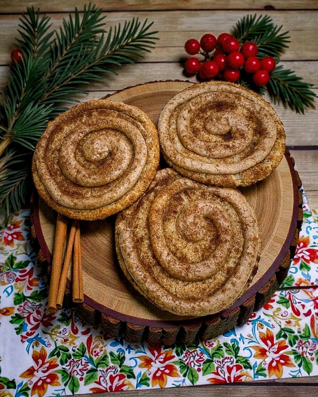 Cinnamon Swirl Cheesecake Cookie