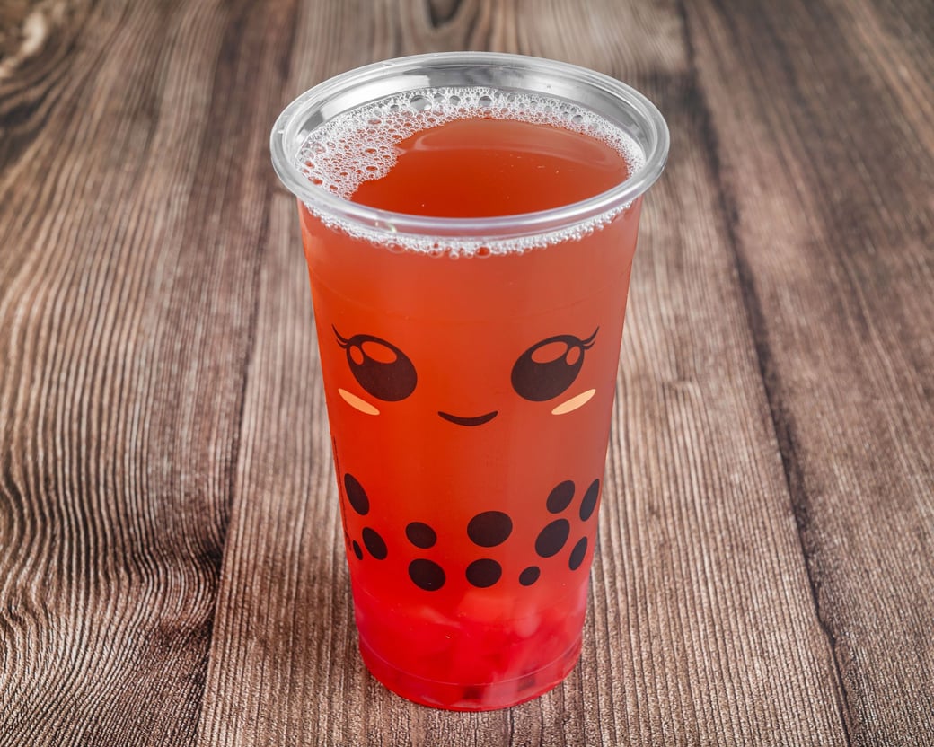 Pop Berry bubble Tea