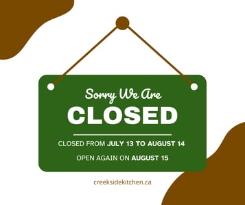 Summer Closure