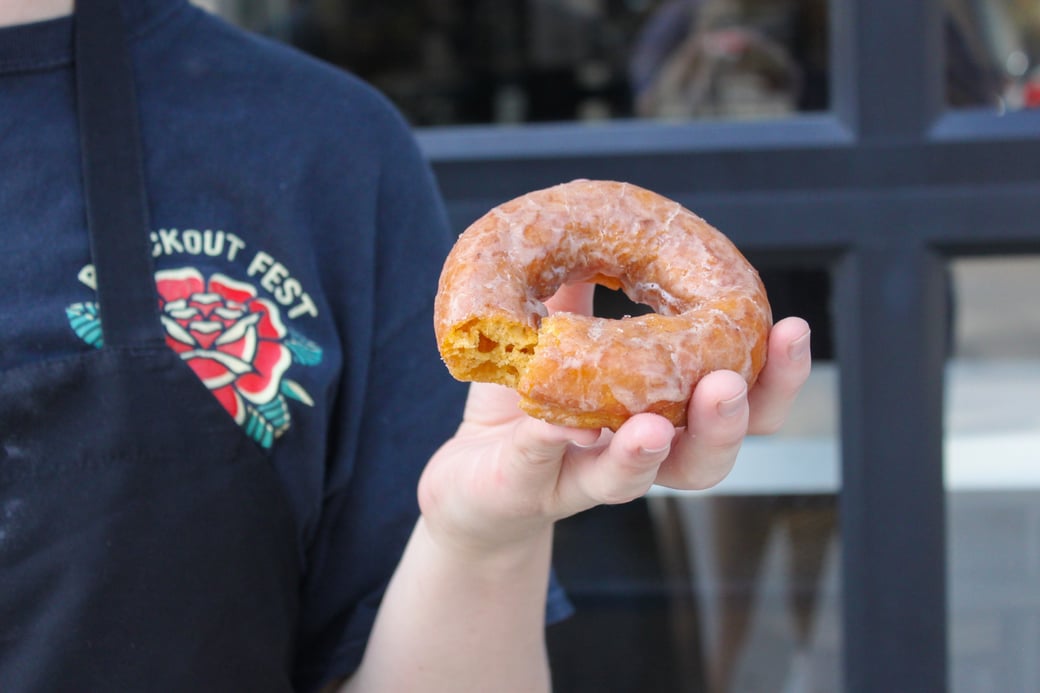 Sweet Potato Cake Doughnut