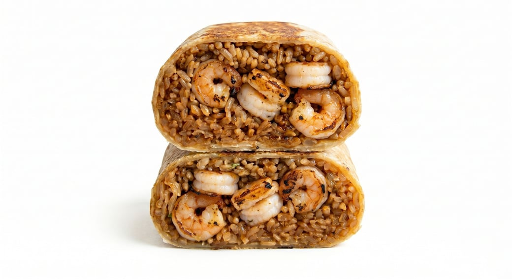 Hibachi Shrimp Burrito