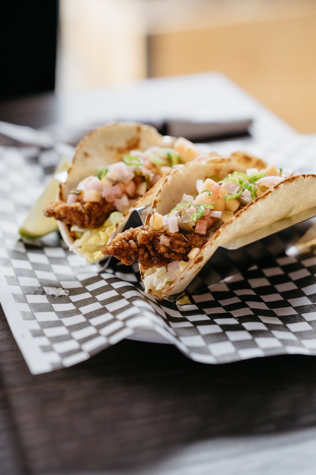 Korean BBQ Chicken Tacos