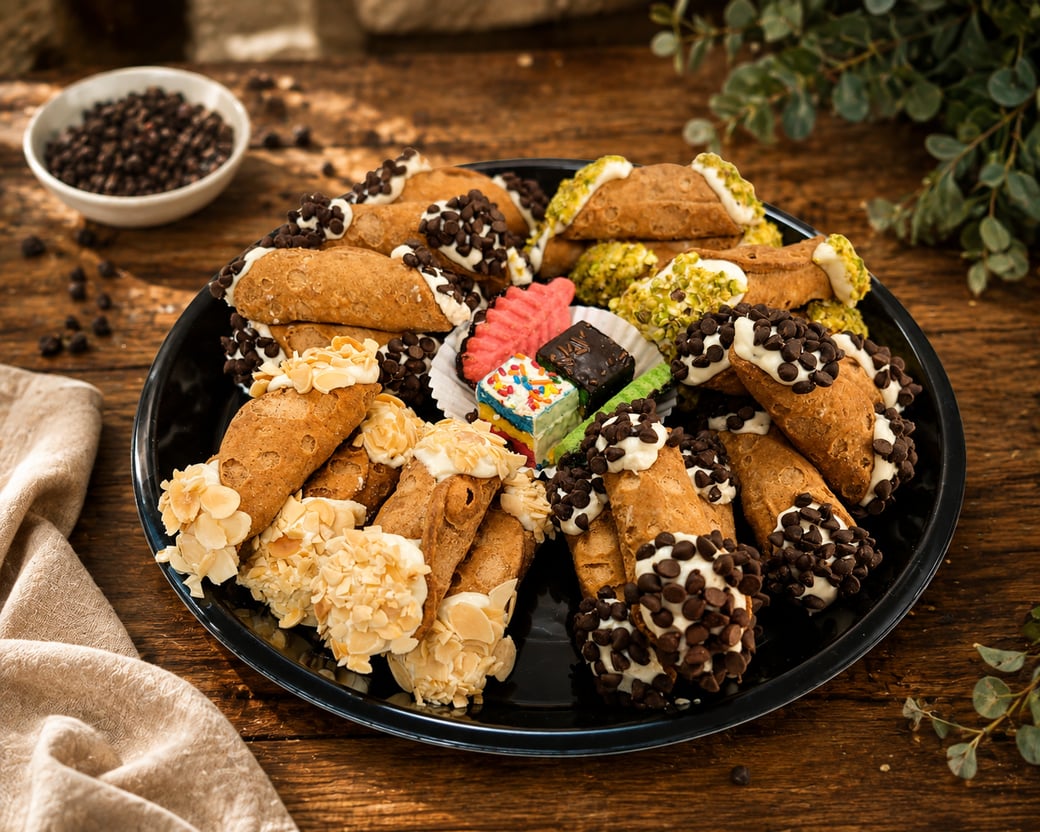 Mini Cannoli Tray