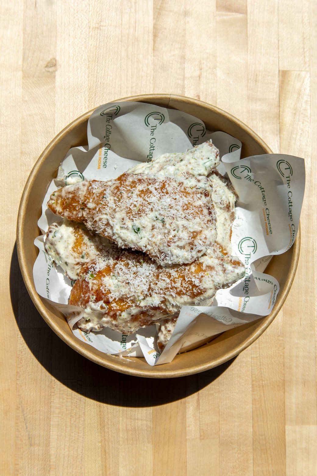 Chicken Tenders with Coconut Pachadi dip
