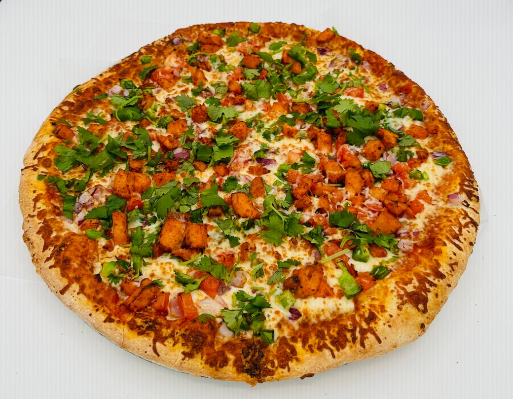 Butter Chicken Pizza