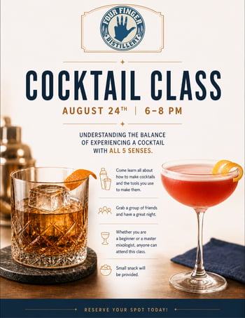 Westfield Cocktail Class